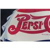Image 3 : Pepsi Cola Bottle Cap Embossed Tin Sign | Double Dot | Made