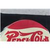 Image 5 : Pepsi Cola Bottle Cap Embossed Tin Sign | Double Dot | Made