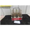 Image 1 : 1950s Coca Cola 6-Pack Aluminum Carrier Complete with 6 
