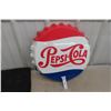 Image 1 : Pepsi Cola Metal Bottle Cap Sign 19'' Diam. (Not Too Old)
