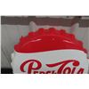Image 4 : Pepsi Cola Metal Bottle Cap Sign 19'' Diam. (Not Too Old)