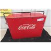 Image 1 : 1950s Drink Coca Cola Canadian Airline Cooler with Bottle 