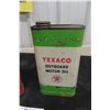 Image 2 : (2) Outboard Oil Quart Cans: Texaco, Shell.