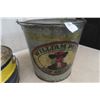 Image 4 : (3) Oil / Grease Pails : The Big K, Canadian Tire, William Penn 