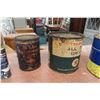 Image 3 : (9) Oil/Grease Cans, Various Brands.