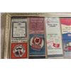 Image 2 : (18) Vintage Framed Gas Station Advertisement Match Covers 