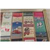 Image 3 : (18) Vintage Framed Gas Station Advertisement Match Covers 