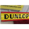 Image 2 : Dunlop Tires Porcelain Sign 7 3/4'' x 47 1/2'' 