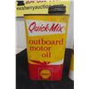 Image 2 : (2) Shell Cans | Outboard Motor Oil Quart , Speedy Flush 