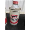 Image 7 : (4) Texaco Cans : Motor Oil, Motor Detergent, Brake Fluid.