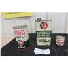 Image 1 : (3) BA Cans : Motor Oil Quart, Outboard Motor Oil Quart, Upper