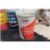 Image 2 : (6) Quart Oil Cans, All with Product: Bull Dog, All State, Lubie