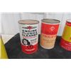 Image 4 : (6) Quart Oil Cans, All with Product: Bull Dog, All State, Lubie