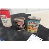 Image 2 : (8) Garage Cans: Camel Tube Patch, Esso Handy Oil, Whiz, GM, 