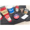 Image 6 : (8) Garage Cans: Camel Tube Patch, Esso Handy Oil, Whiz, GM, 
