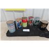 Image 1 : (6) Quart Oil Cans, 4 with Product : Bulldog, Sears, Motomaster