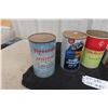 Image 4 : (6) Quart Oil Cans, 4 with Product : Bulldog, Sears, Motomaster