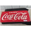 Image 1 : 1969 Enjoy Coca Cola Metal Embossed Sign 12'' x 29 1/2'' 