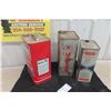 Image 7 : (3) Oil Cans : 1gal, 2gal, Texaco, Prestone, MF. 