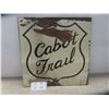 Image 1 : Cabot Trail Wood Road Sign 18'' x 18'' 