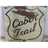 Image 7 : Cabot Trail Wood Road Sign 18'' x 18'' 
