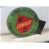 Image 1 : Fire Protection Canada Flange Sign 2-Sided 19'' x 16'' 