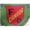 Image 6 : Fire Protection Canada Flange Sign 2-Sided 19'' x 16'' 