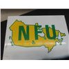 Image 3 : NFU Metal Flange Sign 13'' x 12'' 