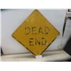 Image 1 : Dead End Hand Painted Metal Sign 24'' x 24'' 