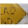 Image 6 : Dead End Hand Painted Metal Sign 24'' x 24'' 