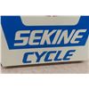 Image 2 : Sekine Cycle Dealer Light Up Sign 24'' x 24'' (Tested, Doesn’t Light 