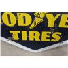 Image 15 : Goodyear Dealer Porcelain Double Sided Sign with Frame and 