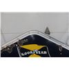 Image 16 : Goodyear Dealer Porcelain Double Sided Sign with Frame and 