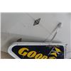Image 18 : Goodyear Dealer Porcelain Double Sided Sign with Frame and 