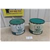 Image 1 : (2) White Rose Pails: Pressure Gun Grease 25lbs, Durmax A1 25lbs 