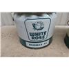 Image 2 : (2) White Rose Pails: Pressure Gun Grease 25lbs, Durmax A1 25lbs 