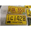 Image 3 : (12) Manitoba License Plates 1960s/70s 
