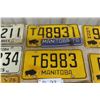 Image 4 : (12) Manitoba License Plates 1960s/70s 