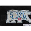 Image 3 : 1983 NWT Polar Bear Shaped License Plate 
