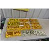 Image 1 : (12) Manitoba License Plates 1960s/70s 