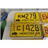 Image 2 : (12) Manitoba License Plates 1960s/70s 