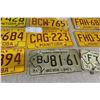 Image 5 : (12) Manitoba License Plates 1960s/70s 