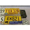 Image 4 : (13) Manitoba License Plates, 2 Tags 1950s, 60s,70s. 