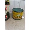 Image 3 : BA Bowtie 5gal Oil Pail , White Rose 25lbs Grease Pail 