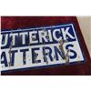Image 3 : Butterick Patterns 2-Sided Porcelain Flange Sign | Has Been