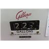 Image 2 : Gilbarco Metal Display from Gas Pump Porcelain Face 