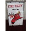 Image 1 : Texaco Fire Chief Porcelain Sign 12'' x 18'' 