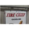 Image 2 : Texaco Fire Chief Porcelain Sign 12'' x 18'' 