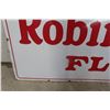 Image 3 : Robin Hood Flour Porcelain Sign 30'' x 72'' with Graphics of