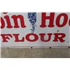 Image 6 : Robin Hood Flour Porcelain Sign 30'' x 72'' with Graphics of